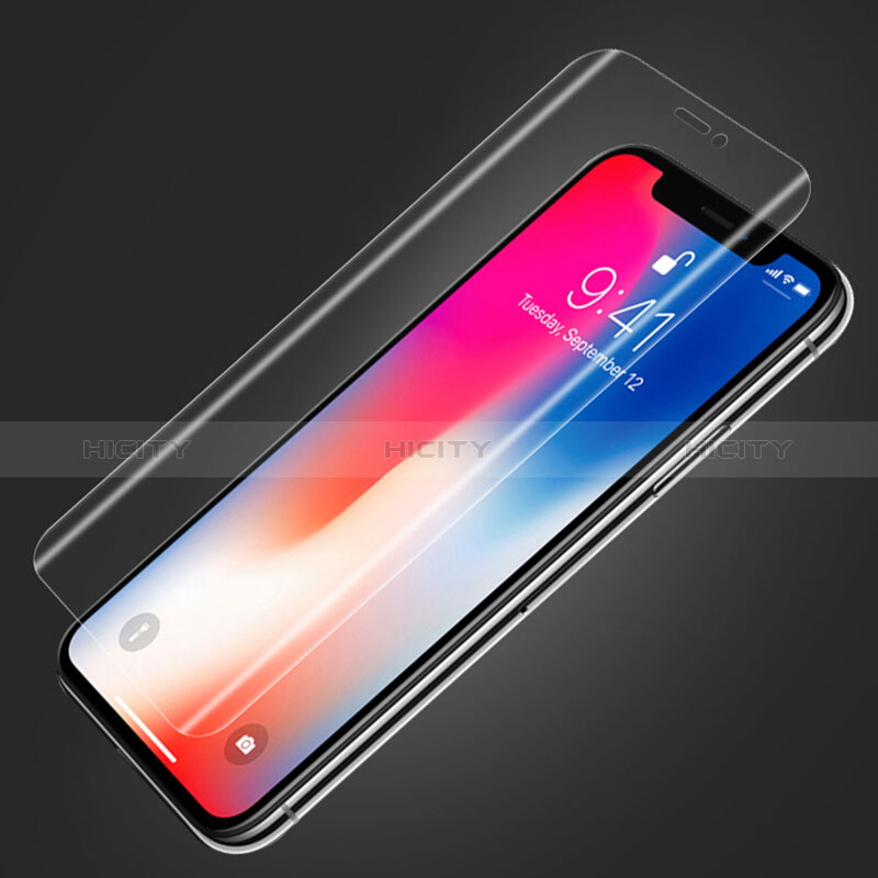 Schutzfolie Displayschutzfolie Panzerfolie Skins zum Aufkleben Gehärtetes Glas Glasfolie T11 für Apple iPhone X Klar