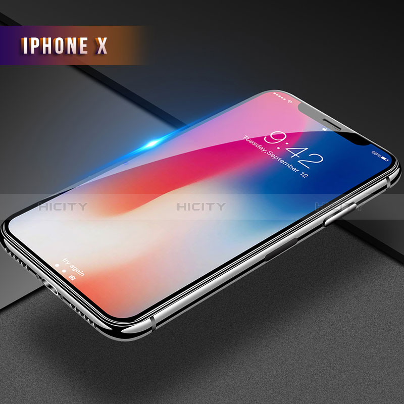 Schutzfolie Displayschutzfolie Panzerfolie Skins zum Aufkleben Gehärtetes Glas Glasfolie T20 für Apple iPhone X Klar