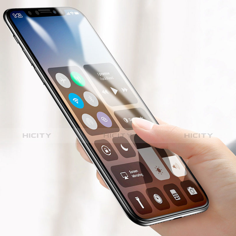 Schutzfolie Displayschutzfolie Panzerfolie Skins zum Aufkleben Gehärtetes Glas Glasfolie V03 für Apple iPhone Xs Max Klar