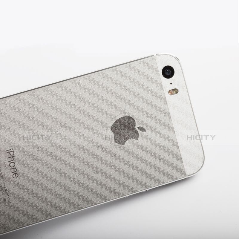 Schutzfolie Displayschutzfolie Panzerfolie Skins zum Aufkleben Rückseite für Apple iPhone 5 Klar