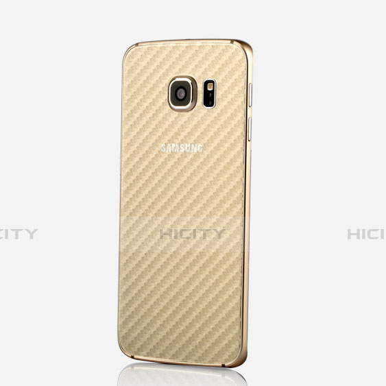 Schutzfolie Displayschutzfolie Panzerfolie Skins zum Aufkleben Rückseite für Samsung Galaxy S6 Edge SM-G925 Weiß