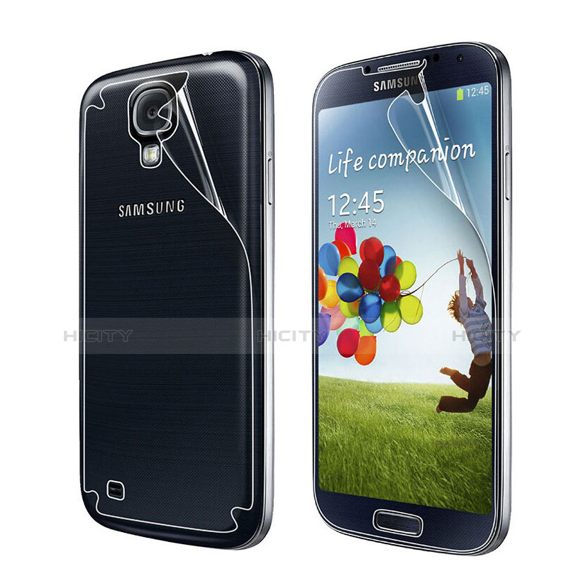 Schutzfolie Displayschutzfolie Panzerfolie Skins zum Aufkleben Vorder und Rückseite für Samsung Galaxy S4 i9500 i9505 Klar