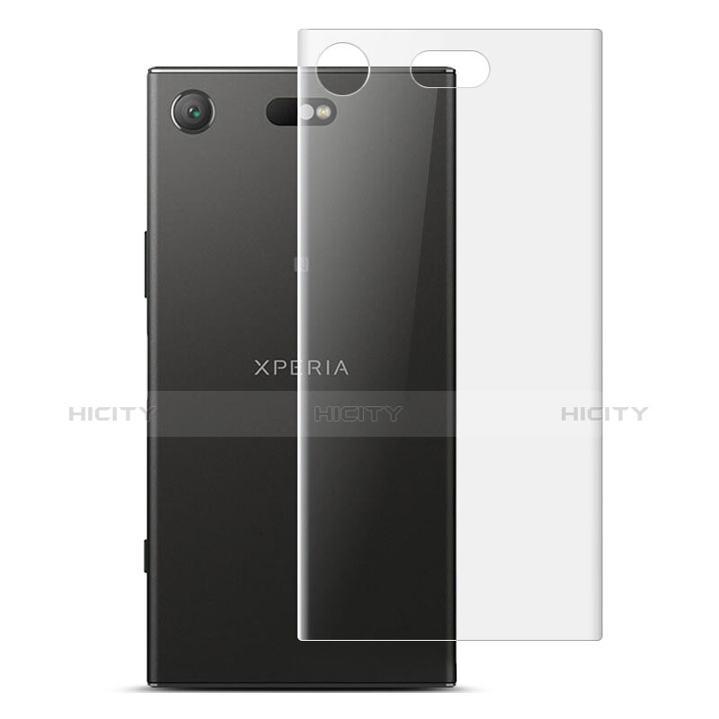 Schutzfolie Displayschutzfolie Panzerfolie Skins zum Aufkleben Vorder und Rückseite für Sony Xperia XZ1 Compact Klar