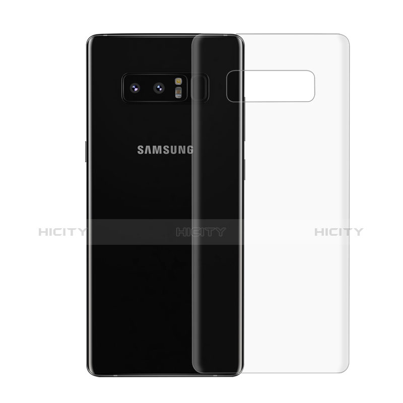 Schutzfolie Displayschutzfolie Panzerfolie Skins zum Aufkleben Vorder und Rückseite T01 für Samsung Galaxy Note 8 Duos N950F Klar