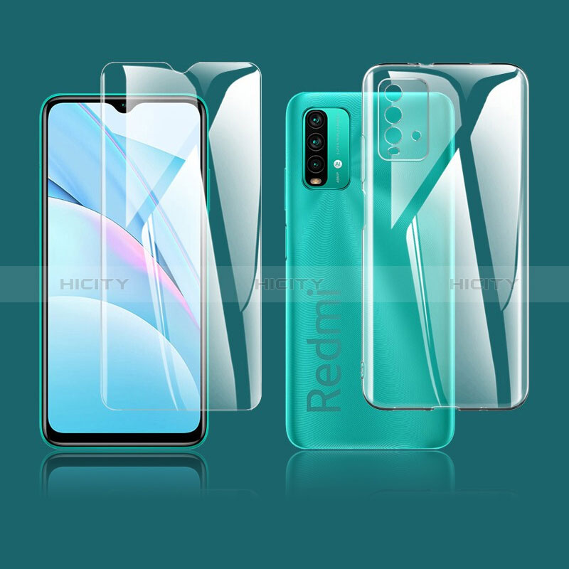 Schutzfolie Displayschutzfolie Panzerfolie Vorder und Rückseite Flexibilität Weich Skins zum Aufkleben für Xiaomi Redmi 9 Power Klar Plus