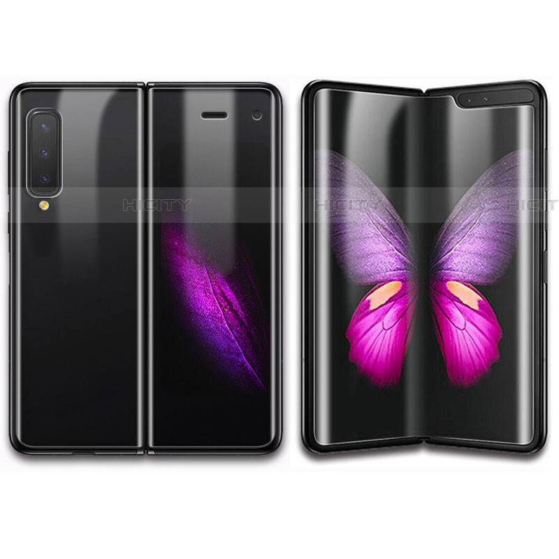 Schutzfolie Displayschutzfolie Panzerfolie Vorder und Rückseite Skins zum Aufkleben F01 für Samsung Galaxy Fold Klar