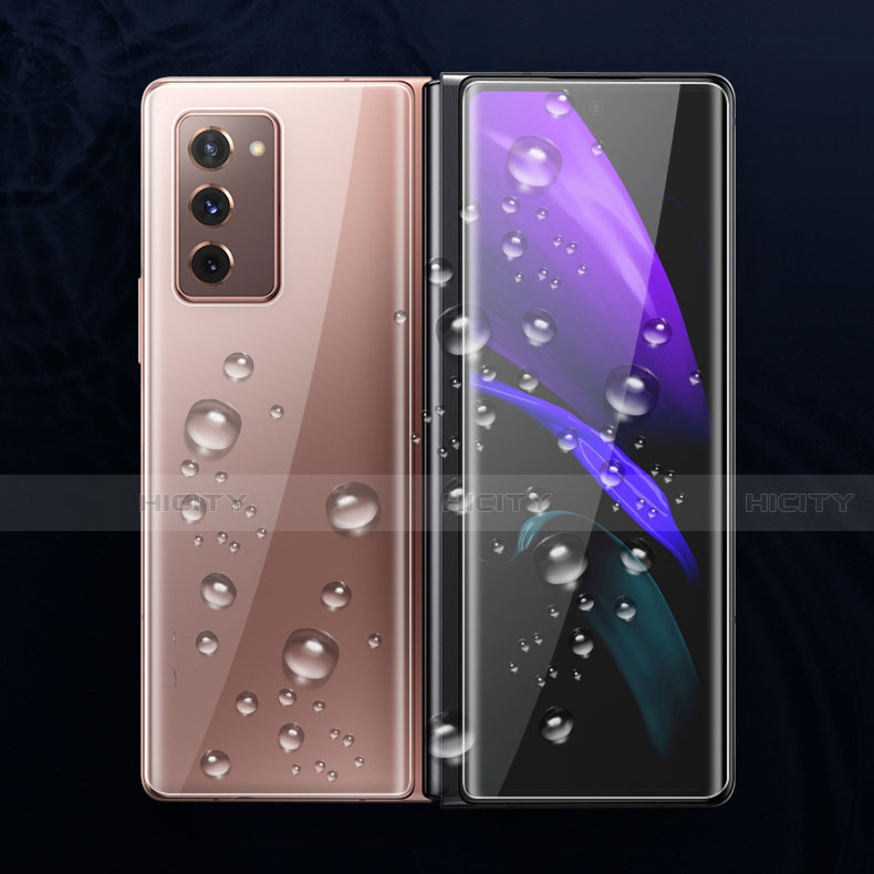 Schutzfolie Displayschutzfolie Panzerfolie Vorder und Rückseite Skins zum Aufkleben F01 für Samsung Galaxy Z Fold2 5G Klar