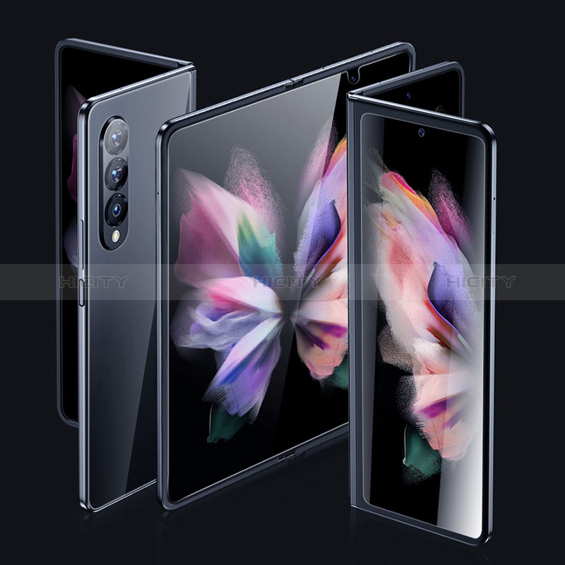 Schutzfolie Displayschutzfolie Panzerfolie Vorder und Rückseite Skins zum Aufkleben F02 für Samsung Galaxy Z Fold3 5G Klar