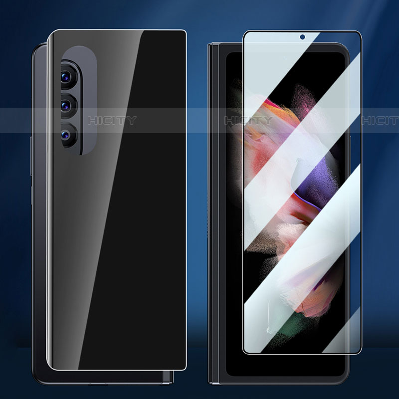 Schutzfolie Displayschutzfolie Panzerfolie Vorder und Rückseite Skins zum Aufkleben F03 für Samsung Galaxy Z Fold4 5G Klar