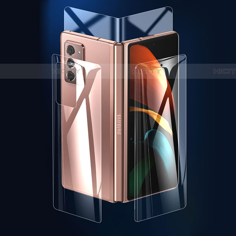 Schutzfolie Displayschutzfolie Panzerfolie Vorder und Rückseite Skins zum Aufkleben F06 für Samsung Galaxy Z Fold4 5G Klar