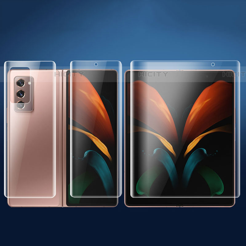 Schutzfolie Displayschutzfolie Panzerfolie Vorder und Rückseite Skins zum Aufkleben F06 für Samsung Galaxy Z Fold4 5G Klar