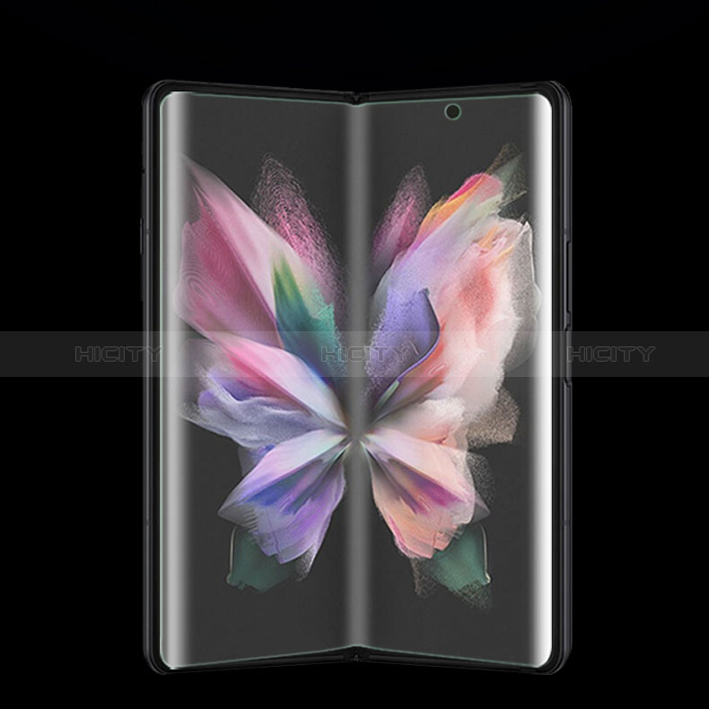 Schutzfolie Displayschutzfolie Panzerfolie Vorder und Rückseite Skins zum Aufkleben F08 für Samsung Galaxy Z Fold3 5G Klar