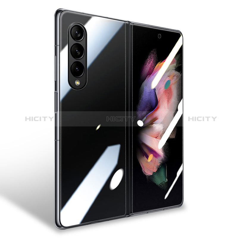 Schutzfolie Displayschutzfolie Panzerfolie Vorder und Rückseite Skins zum Aufkleben F09 für Samsung Galaxy Z Fold3 5G Klar groß