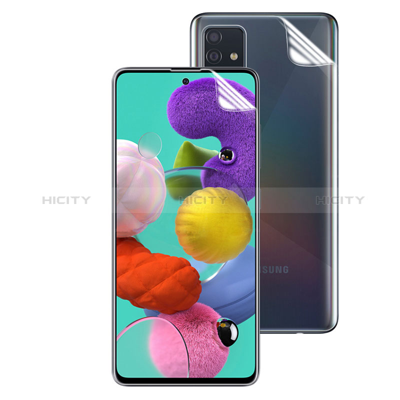 Schutzfolie Displayschutzfolie Panzerfolie Vorder und Rückseite Skins zum Aufkleben für Samsung Galaxy M40S Klar