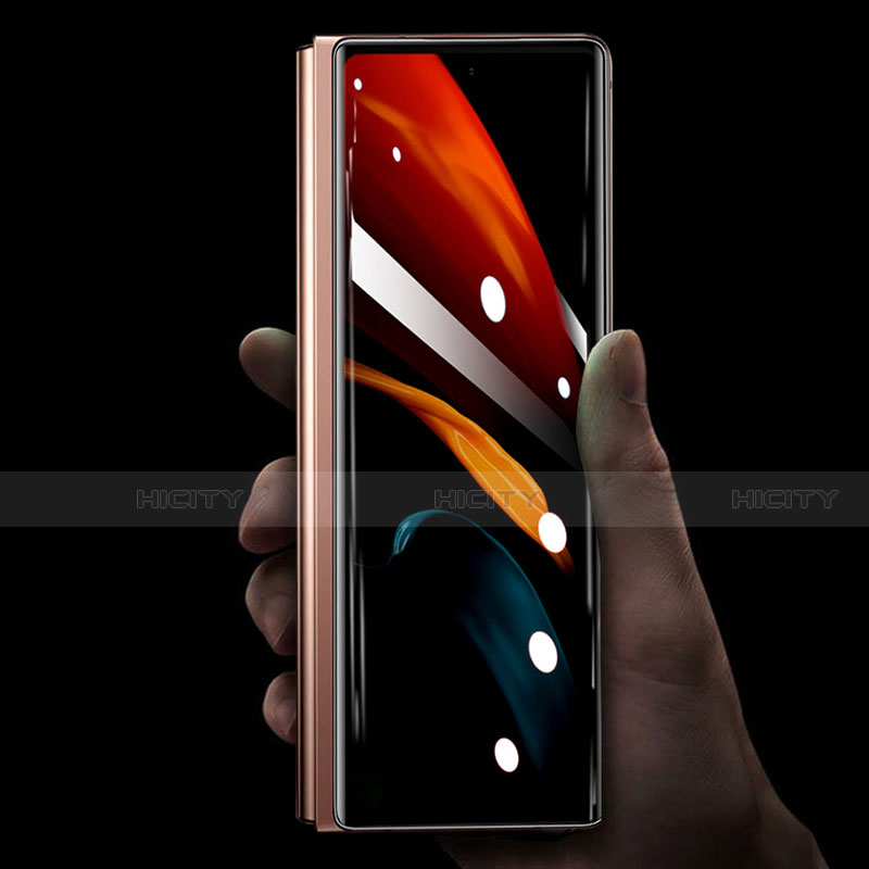 Schutzfolie Displayschutzfolie Panzerfolie Vorder und Rückseite Skins zum Aufkleben für Samsung Galaxy Z Fold2 5G Klar