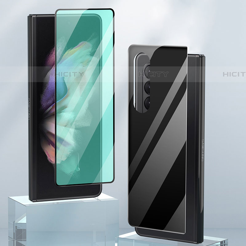 Schutzfolie Displayschutzfolie Panzerfolie Vorder und Rückseite Skins zum Aufkleben S04 für Samsung Galaxy Z Fold4 5G Klar