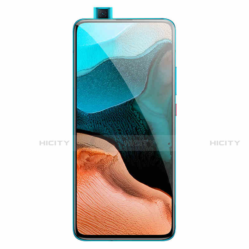 Schutzfolie Full Coverage Displayschutzfolie Panzerfolie Gehärtetes Glas Glasfolie Anti Blue Ray Skins zum Aufkleben Panzerglas A01 für Xiaomi Redmi K30 Pro Zoom Schwarz