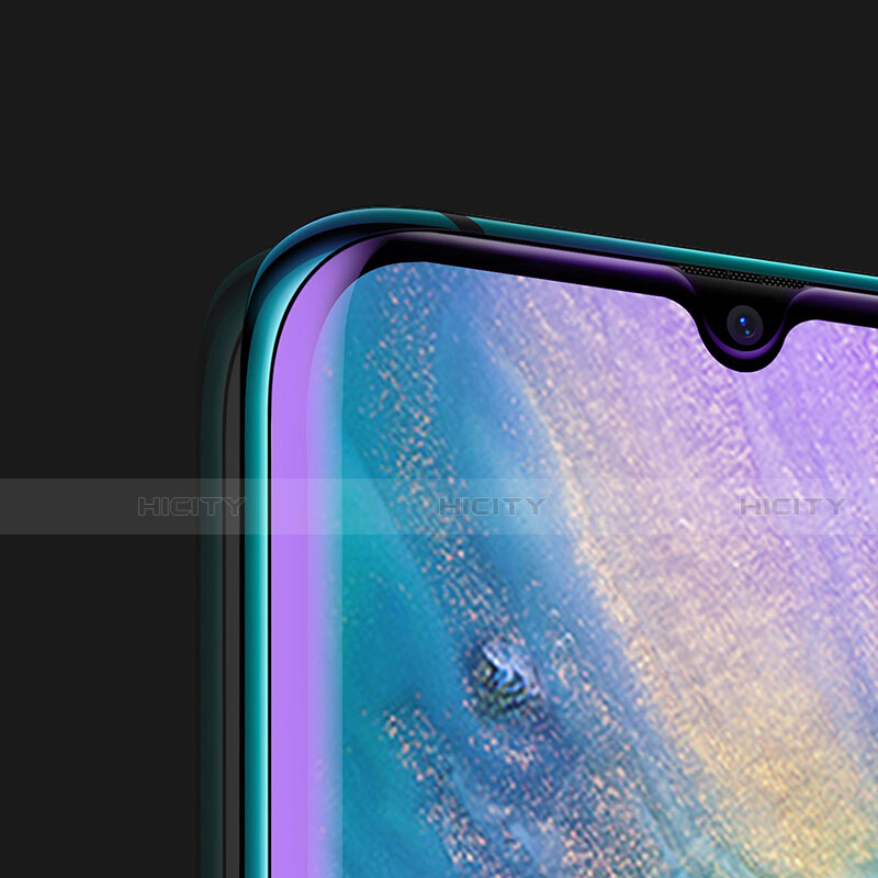 Schutzfolie Full Coverage Displayschutzfolie Panzerfolie Gehärtetes Glas Glasfolie Anti Blue Ray Skins zum Aufkleben Panzerglas F02 für Huawei Mate 20 X 5G Schwarz