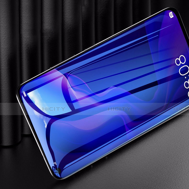 Schutzfolie Full Coverage Displayschutzfolie Panzerfolie Gehärtetes Glas Glasfolie Anti Blue Ray Skins zum Aufkleben Panzerglas F02 für Huawei Nova 7i Schwarz