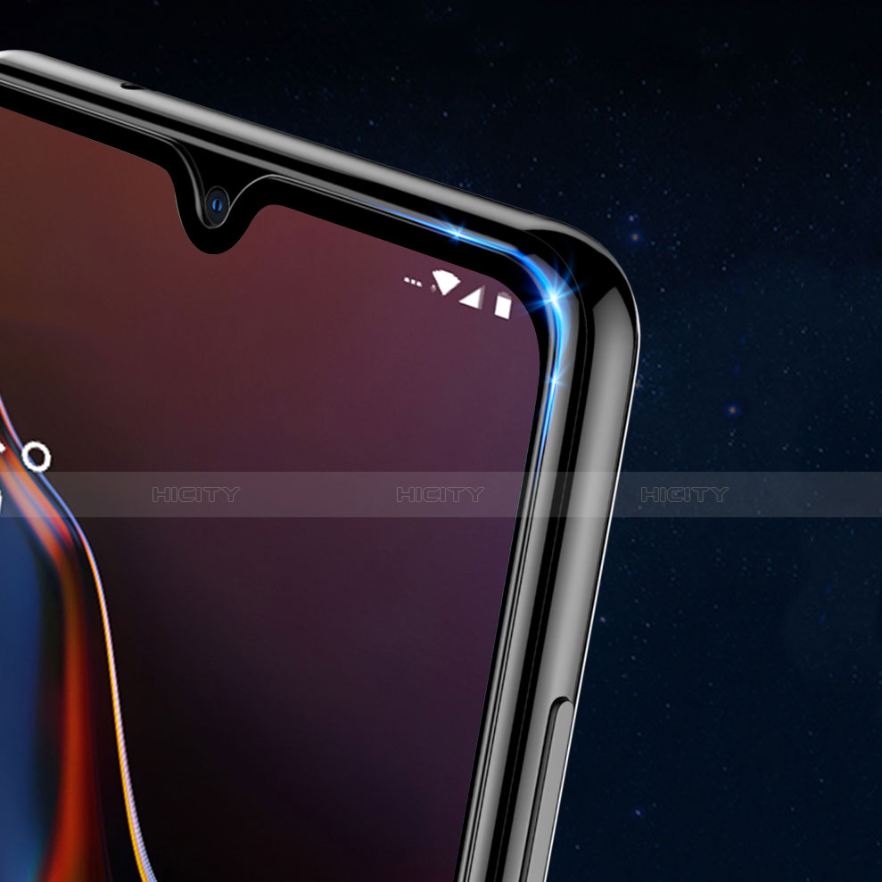 Schutzfolie Full Coverage Displayschutzfolie Panzerfolie Gehärtetes Glas Glasfolie Anti Blue Ray Skins zum Aufkleben Panzerglas F02 für OnePlus 6T Schwarz