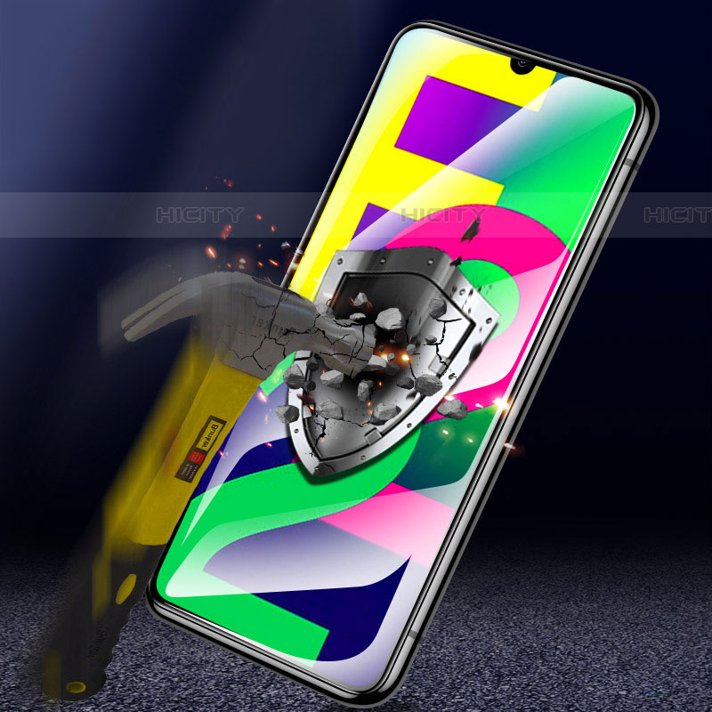 Schutzfolie Full Coverage Displayschutzfolie Panzerfolie Gehärtetes Glas Glasfolie Anti Blue Ray Skins zum Aufkleben Panzerglas F02 für Samsung Galaxy F22 4G Schwarz groß