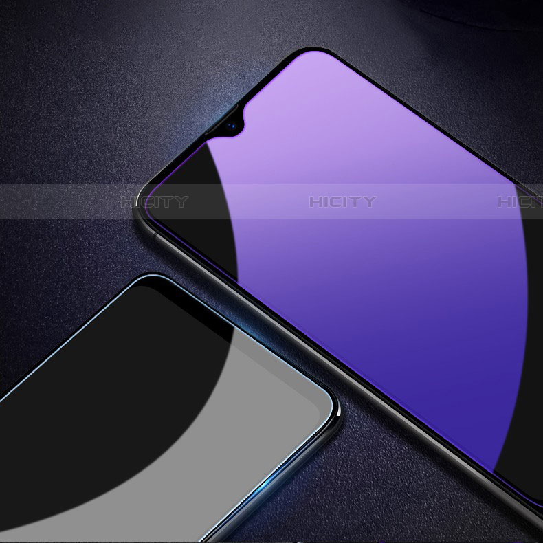 Schutzfolie Full Coverage Displayschutzfolie Panzerfolie Gehärtetes Glas Glasfolie Anti Blue Ray Skins zum Aufkleben Panzerglas F02 für Vivo S1 Pro Schwarz