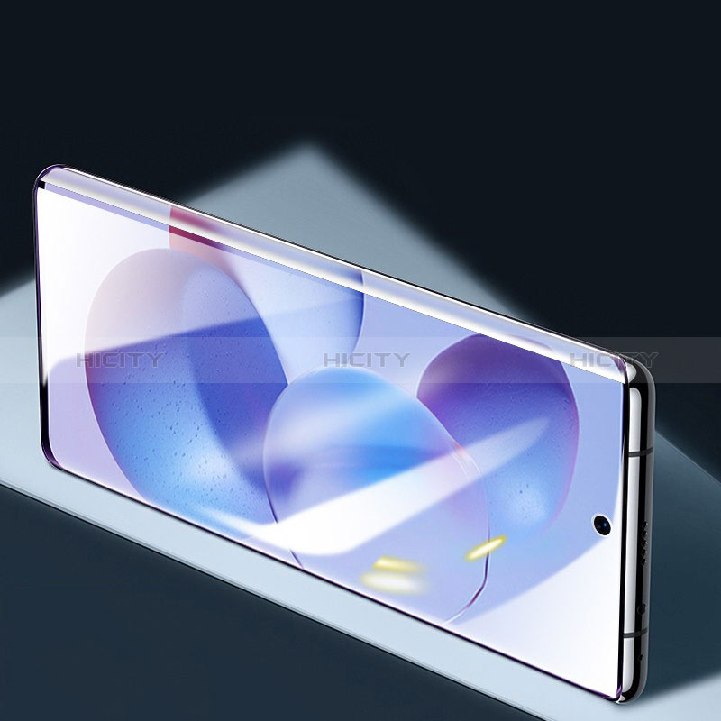 Schutzfolie Full Coverage Displayschutzfolie Panzerfolie Gehärtetes Glas Glasfolie Anti Blue Ray Skins zum Aufkleben Panzerglas F02 für Xiaomi Civi 1S 5G Schwarz