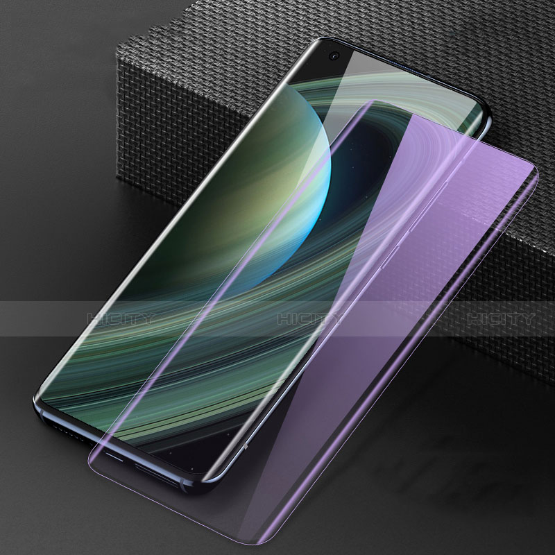 Schutzfolie Full Coverage Displayschutzfolie Panzerfolie Gehärtetes Glas Glasfolie Anti Blue Ray Skins zum Aufkleben Panzerglas F02 für Xiaomi Mi 10 Ultra Schwarz Plus