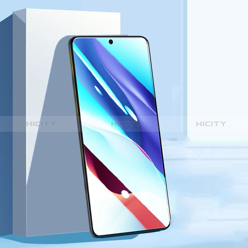 Schutzfolie Full Coverage Displayschutzfolie Panzerfolie Gehärtetes Glas Glasfolie Anti Blue Ray Skins zum Aufkleben Panzerglas F02 für Xiaomi Mi 11i 5G Schwarz groß