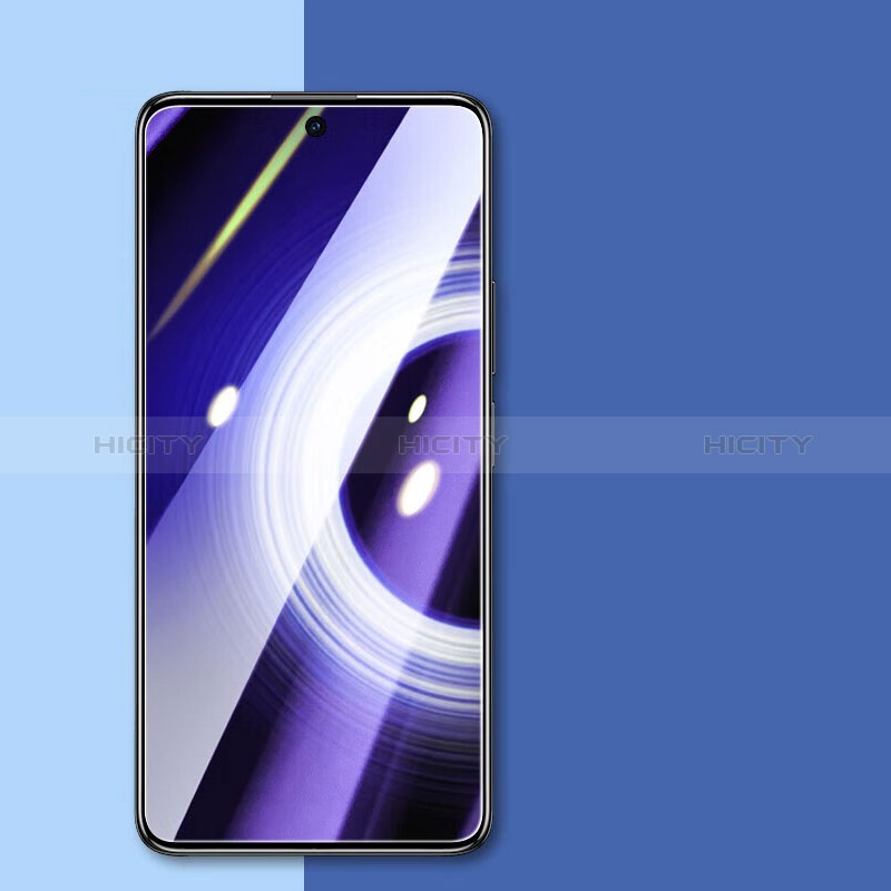 Schutzfolie Full Coverage Displayschutzfolie Panzerfolie Gehärtetes Glas Glasfolie Anti Blue Ray Skins zum Aufkleben Panzerglas F02 für Xiaomi Mi 12T 5G Schwarz