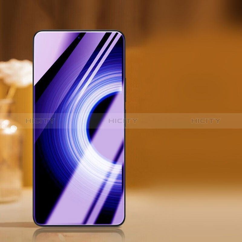 Schutzfolie Full Coverage Displayschutzfolie Panzerfolie Gehärtetes Glas Glasfolie Anti Blue Ray Skins zum Aufkleben Panzerglas F02 für Xiaomi Mi 12T 5G Schwarz