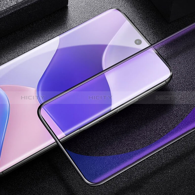 Schutzfolie Full Coverage Displayschutzfolie Panzerfolie Gehärtetes Glas Glasfolie Anti Blue Ray Skins zum Aufkleben Panzerglas F03 für Huawei Honor 80 Pro Flat 5G Schwarz