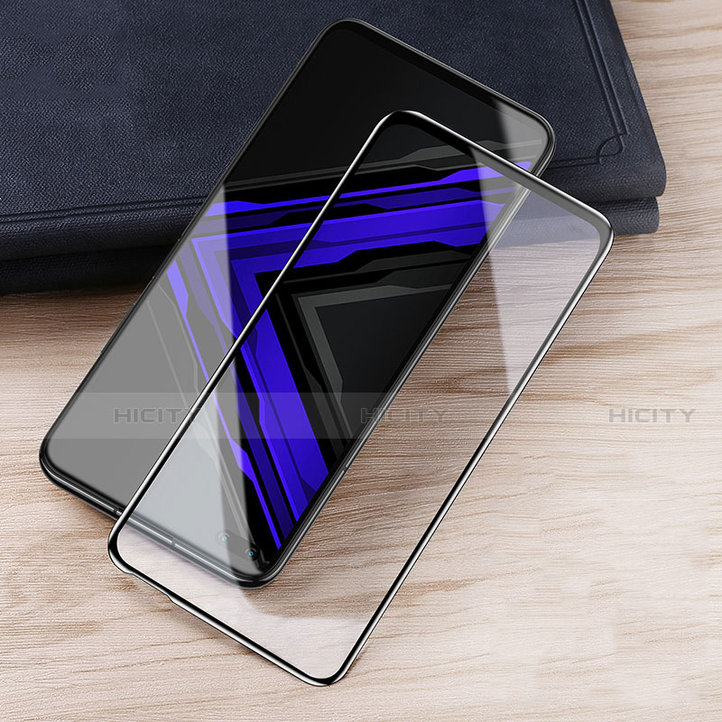 Schutzfolie Full Coverage Displayschutzfolie Panzerfolie Gehärtetes Glas Glasfolie Anti Blue Ray Skins zum Aufkleben Panzerglas F03 für Huawei Honor Play4 Pro 5G Schwarz