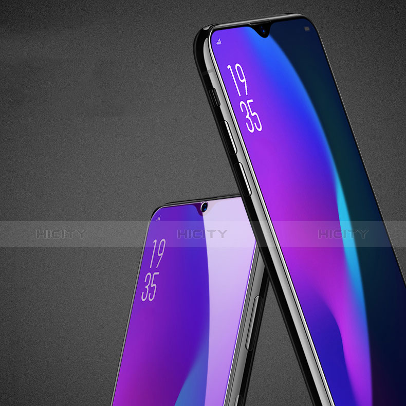 Schutzfolie Full Coverage Displayschutzfolie Panzerfolie Gehärtetes Glas Glasfolie Anti Blue Ray Skins zum Aufkleben Panzerglas F03 für OnePlus 6T Schwarz