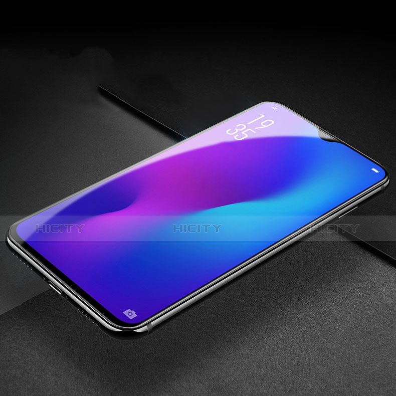 Schutzfolie Full Coverage Displayschutzfolie Panzerfolie Gehärtetes Glas Glasfolie Anti Blue Ray Skins zum Aufkleben Panzerglas F03 für OnePlus 6T Schwarz