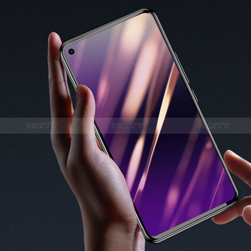 Schutzfolie Full Coverage Displayschutzfolie Panzerfolie Gehärtetes Glas Glasfolie Anti Blue Ray Skins zum Aufkleben Panzerglas F03 für Oppo Find X5 5G Schwarz groß