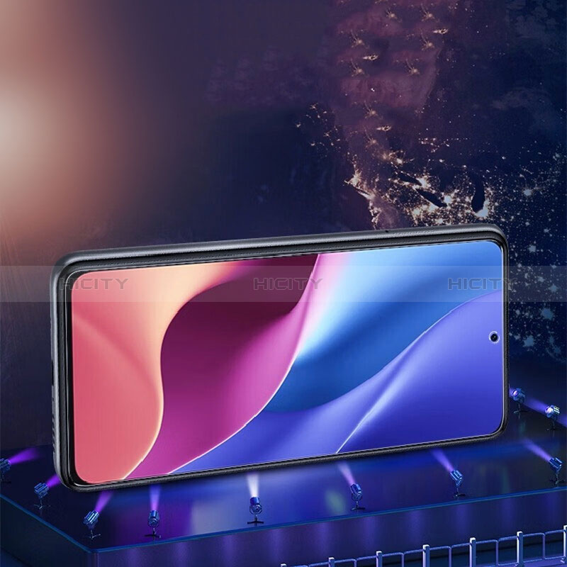 Schutzfolie Full Coverage Displayschutzfolie Panzerfolie Gehärtetes Glas Glasfolie Anti Blue Ray Skins zum Aufkleben Panzerglas F04 für Huawei Enjoy 50 Pro Schwarz