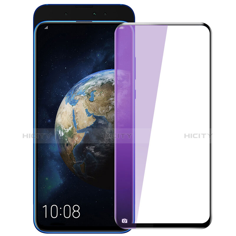 Schutzfolie Full Coverage Displayschutzfolie Panzerfolie Gehärtetes Glas Glasfolie Anti Blue Ray Skins zum Aufkleben Panzerglas F04 für Huawei Honor Magic 2 Schwarz