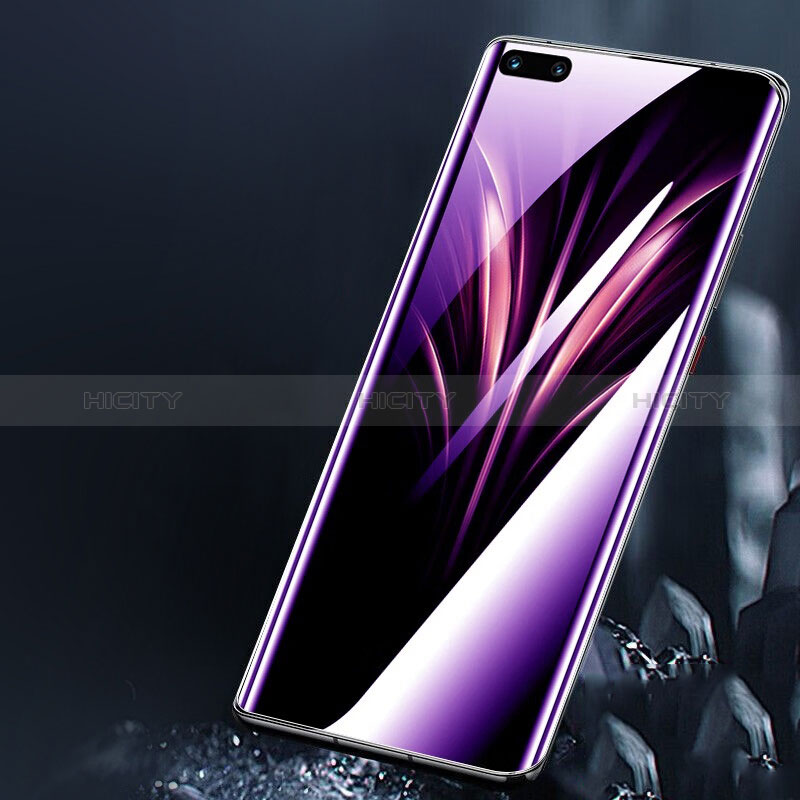 Schutzfolie Full Coverage Displayschutzfolie Panzerfolie Gehärtetes Glas Glasfolie Anti Blue Ray Skins zum Aufkleben Panzerglas F04 für Huawei Honor Magic3 5G Schwarz