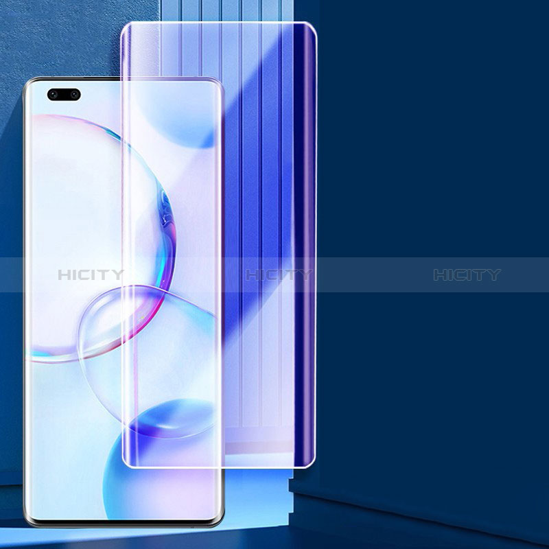 Schutzfolie Full Coverage Displayschutzfolie Panzerfolie Gehärtetes Glas Glasfolie Anti Blue Ray Skins zum Aufkleben Panzerglas F05 für Huawei Honor Magic3 Pro+ Plus 5G Schwarz Plus