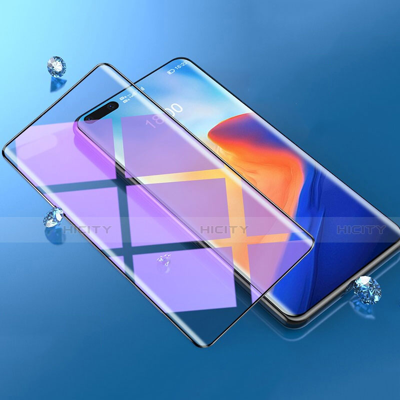 Schutzfolie Full Coverage Displayschutzfolie Panzerfolie Gehärtetes Glas Glasfolie Anti Blue Ray Skins zum Aufkleben Panzerglas F06 für Huawei Mate 40E Pro 4G Schwarz Plus