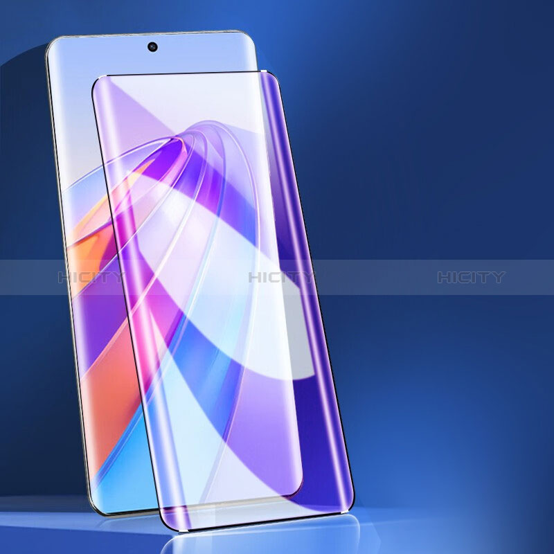 Schutzfolie Full Coverage Displayschutzfolie Panzerfolie Gehärtetes Glas Glasfolie Anti Blue Ray Skins zum Aufkleben Panzerglas F07 für Huawei Nova 9 SE Schwarz