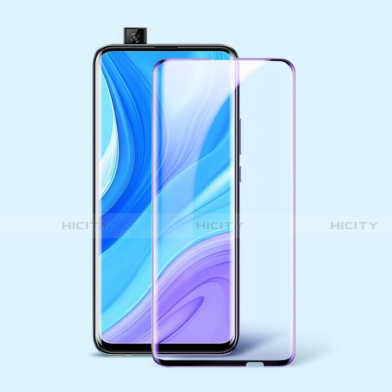 Schutzfolie Full Coverage Displayschutzfolie Panzerfolie Gehärtetes Glas Glasfolie Anti Blue Ray Skins zum Aufkleben Panzerglas für Huawei Enjoy 10 Plus Schwarz