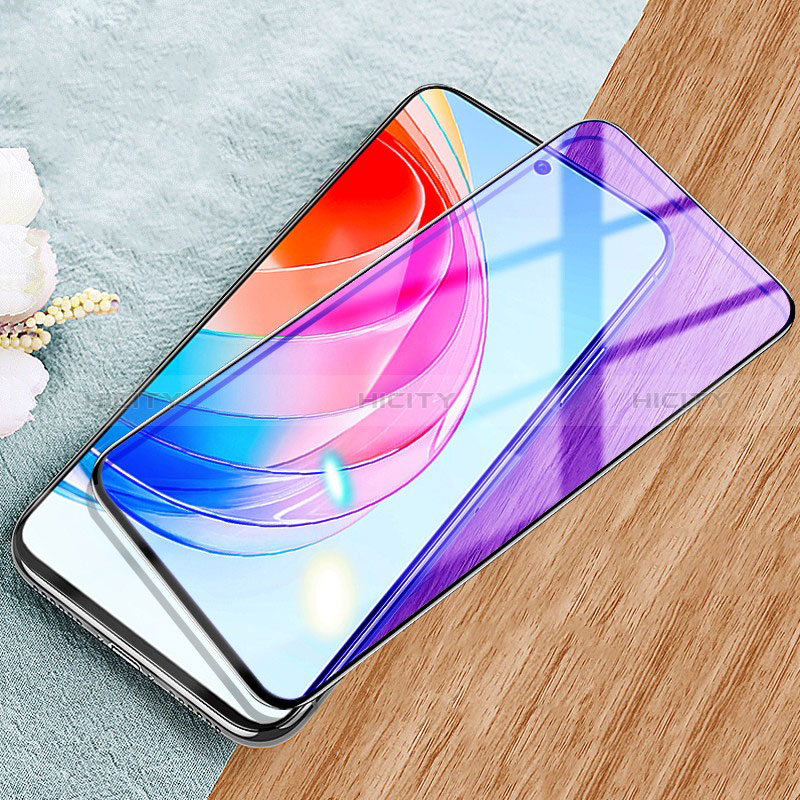 Schutzfolie Full Coverage Displayschutzfolie Panzerfolie Gehärtetes Glas Glasfolie Anti Blue Ray Skins zum Aufkleben Panzerglas für Huawei Honor 10X Lite Schwarz