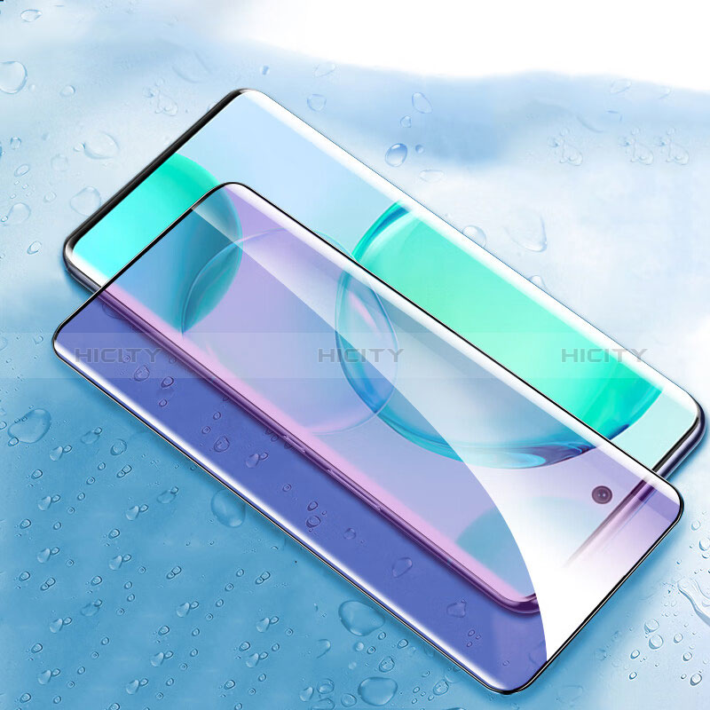 Schutzfolie Full Coverage Displayschutzfolie Panzerfolie Gehärtetes Glas Glasfolie Anti Blue Ray Skins zum Aufkleben Panzerglas für Huawei Honor 50 5G Schwarz