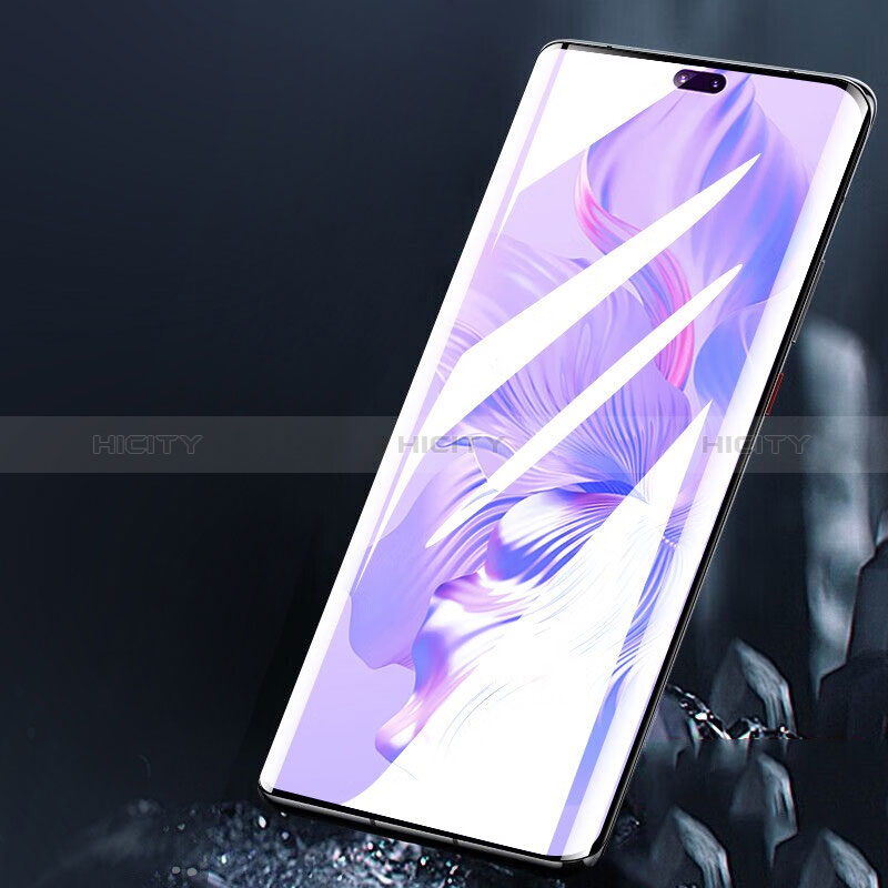 Schutzfolie Full Coverage Displayschutzfolie Panzerfolie Gehärtetes Glas Glasfolie Anti Blue Ray Skins zum Aufkleben Panzerglas für Huawei Honor 80 Pro 5G Schwarz