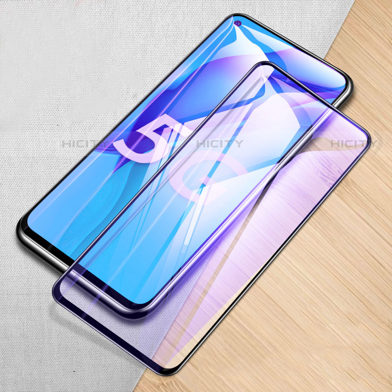 Schutzfolie Full Coverage Displayschutzfolie Panzerfolie Gehärtetes Glas Glasfolie Anti Blue Ray Skins zum Aufkleben Panzerglas für Huawei Mate 40 Lite 5G Schwarz