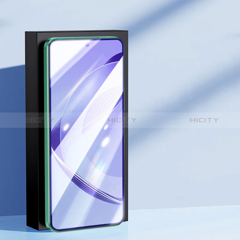 Schutzfolie Full Coverage Displayschutzfolie Panzerfolie Gehärtetes Glas Glasfolie Anti Blue Ray Skins zum Aufkleben Panzerglas für Huawei Nova 11 Schwarz groß