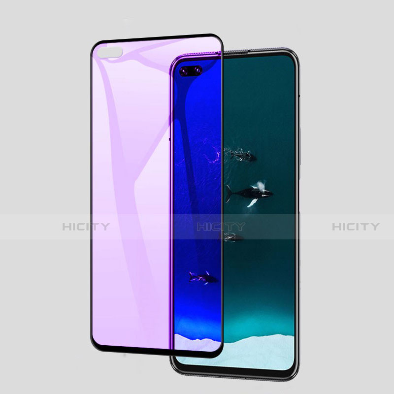 Schutzfolie Full Coverage Displayschutzfolie Panzerfolie Gehärtetes Glas Glasfolie Anti Blue Ray Skins zum Aufkleben Panzerglas für Huawei P40 Schwarz