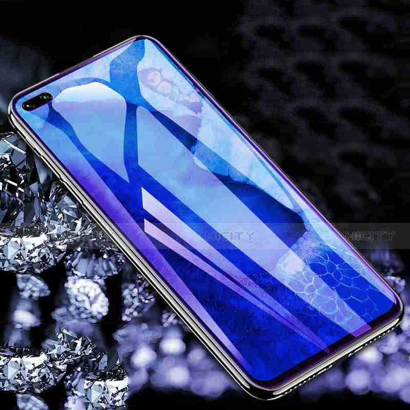 Schutzfolie Full Coverage Displayschutzfolie Panzerfolie Gehärtetes Glas Glasfolie Anti Blue Ray Skins zum Aufkleben Panzerglas für Huawei P40 Schwarz